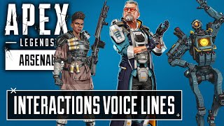 NEW All Ballistic Interactions Voice Lines - Apex Legends