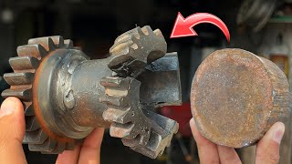 : Gear Shaft Rescue: Broken Gear Shaft Restoration Using a Donor Shaft