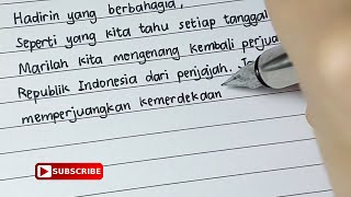 Pidato HUT Kemerdekaan RI ke-80 Singkat Tema “Meneruskan Perjuangan Sebagai Pelajar & Penerus Bangsa