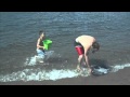 Skim boarding fail with koldkuts