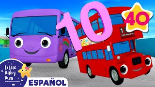 Diez Autobuses: Gran Viaje  |🚌 Caricaturas de autobuses 🚌| Canciones infantiles | LBB