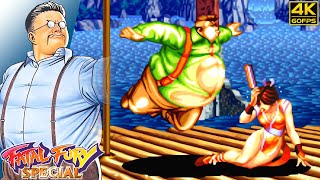 Fatal Fury Special  Cheng Sinzan (Arcade / 1993) 4K 60FPS