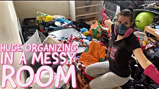 Extreme messy room cleaning |Extreme organizing |Cleaning Motivation