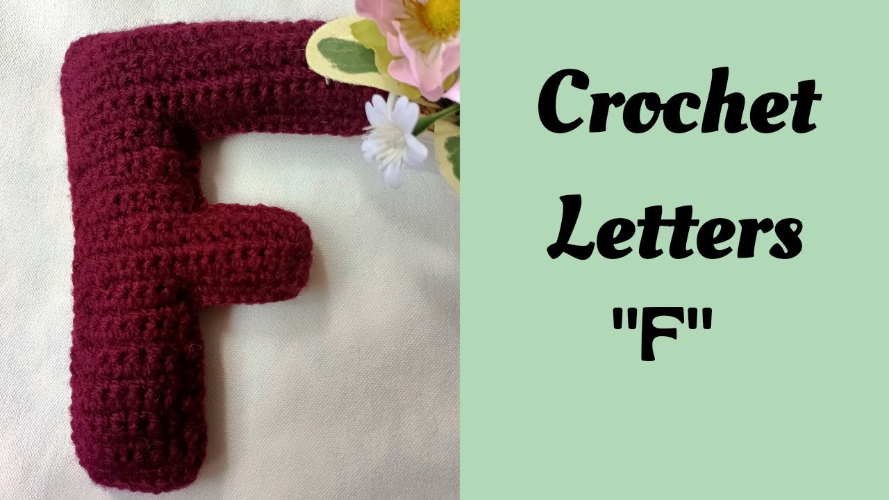 How to crochet letters/Crochet Letter 