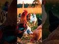 💜 Lavender Feather Paradise – A Stunning Poultry Farm at Sunrise 💜