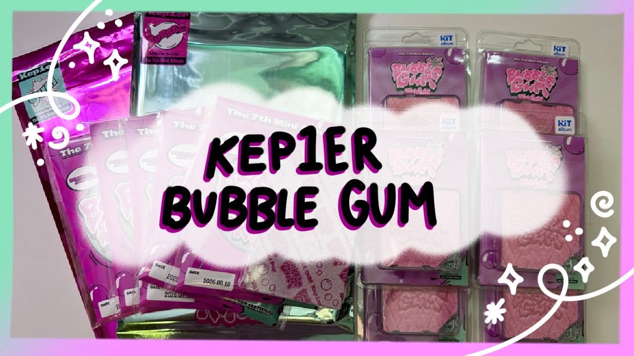 Распаковка Kep1er Bubble Gum Comeback