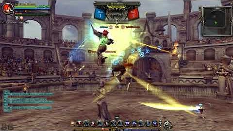 Dragon nest Moonlord vs Gladiator