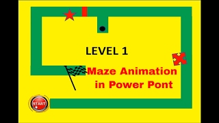 How to make Maze Game Animation in Power Pointn | Maze Game Powerpoint screenshot 5