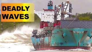 Heart-Stopping Moment: Giant Container Ship's Deadly Waves#shipspotting by ShipSpotting Vietnam 31,131 views 11 days ago 15 minutes