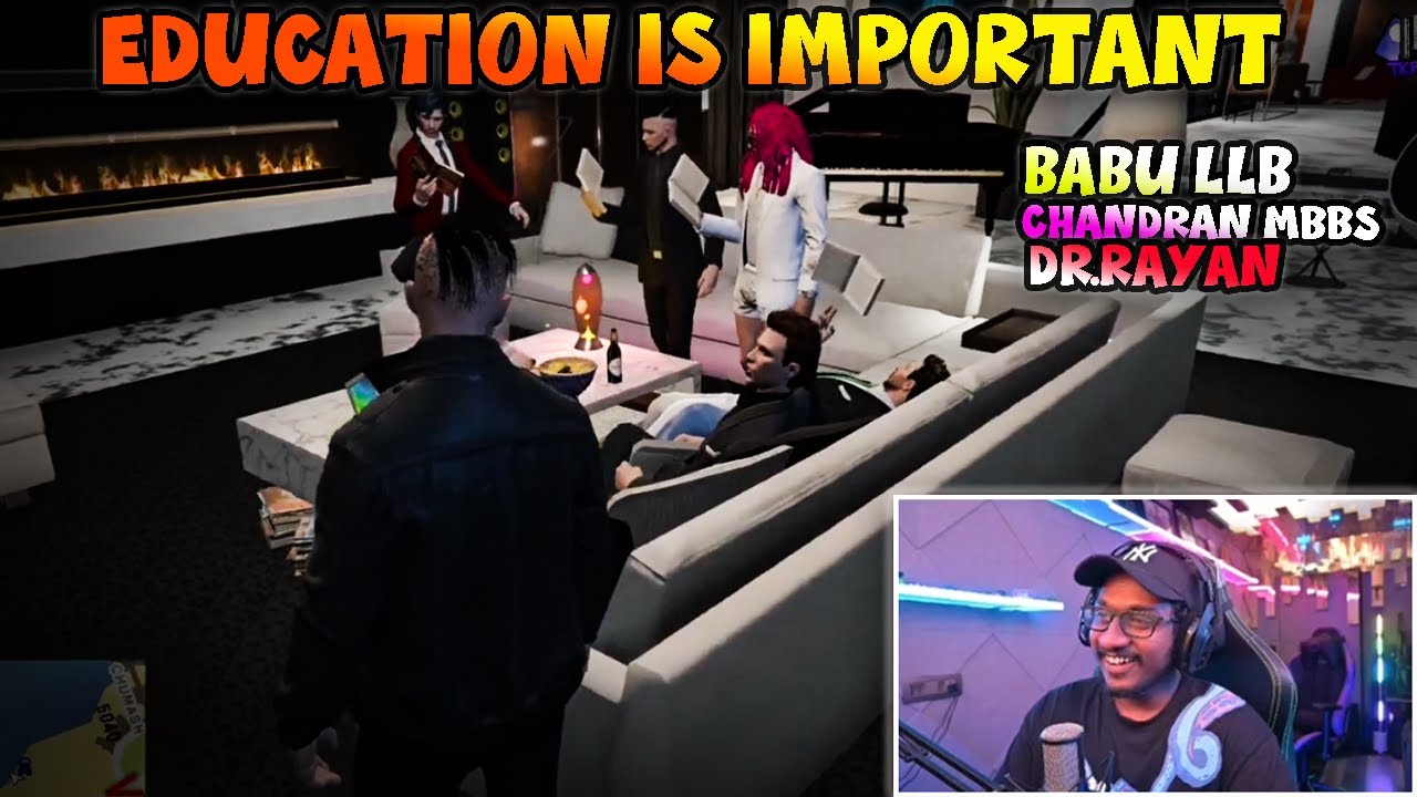 Tva gang house College ayappol🤣| Babu best student ayii #eaglegaming #tkrp #txagamingyt #tva #gta5