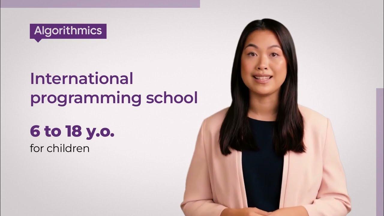 Meet Algorithmics — international programming school for children - YouTube