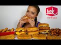 ASMR MUKBANG Jack in the Box Breakfast!