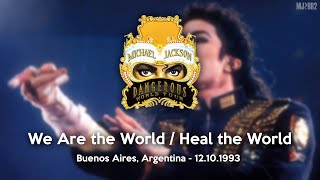 Michael Jackson - Interlude/Heal the World | Buenos Aires, Argentina 12/10/1993 [Pro vs Amateur]