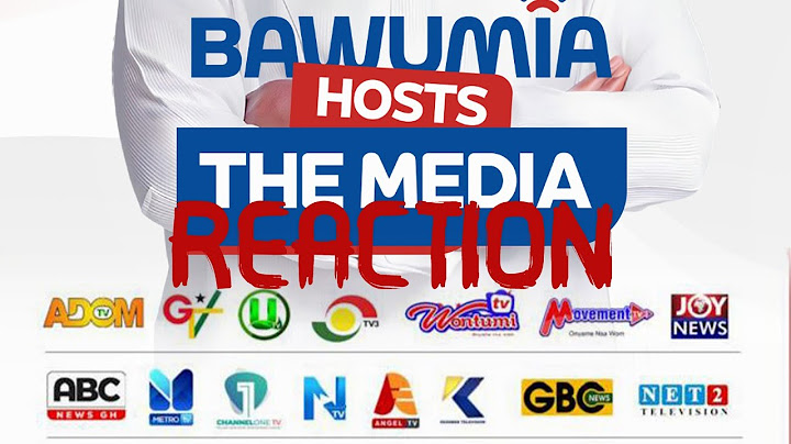 Bawumia Meets The Press - My Reaction