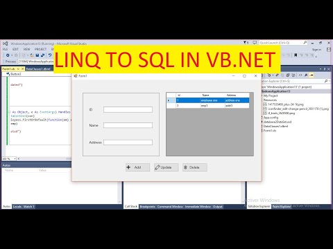 VB.NET - Insert, Update, Delete in Linq To Sql