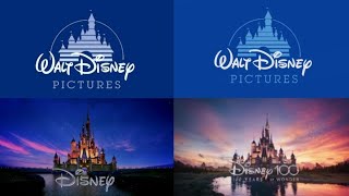 Outdated Evolution Of Walt Disney Pictures Castle Logo 1985-2022