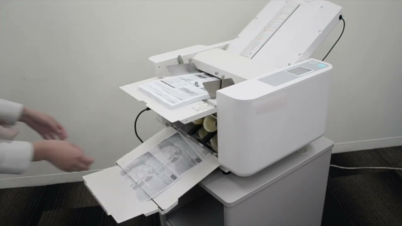 408A and 508A Paper Folders by MBM - YouTube