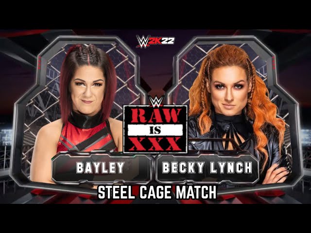 WWE 2K22 (PS5) Bayley vs Becky Lynch (Steel Cage Match) 