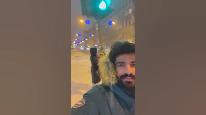 A Walk 🚶🏻‍♂️In Riga Latvia In -8 Degree Celsius ❄️🥶🌨 #shorts #riga #latvia #youtubeshorts