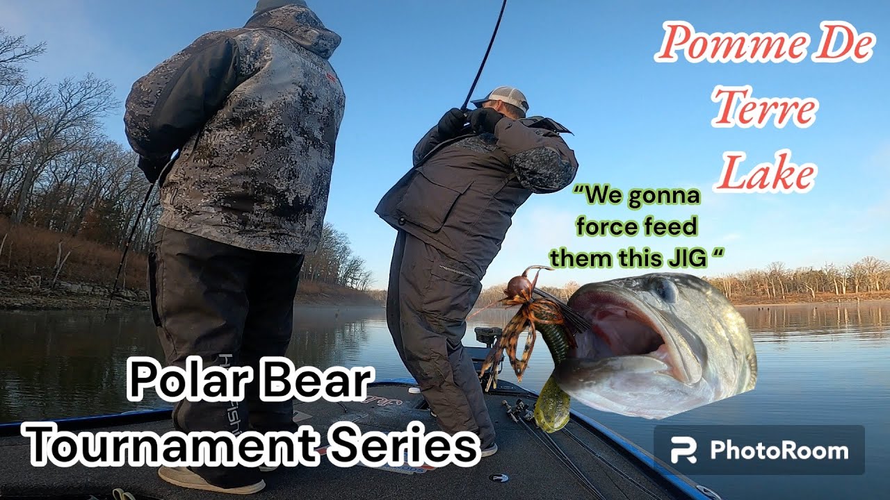 THE BIG BASS ARE BITING in the Polar Bear Tournament Series on Pomme De Terre Lake  12-17-23