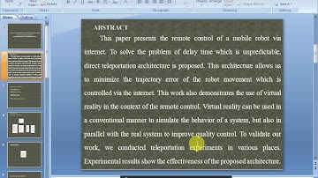 2015 EMBEDDED DESIGN OF MOBILE ROBOT TELEPORTATION SYSTEM BASED ON VIRTUAL REALITY