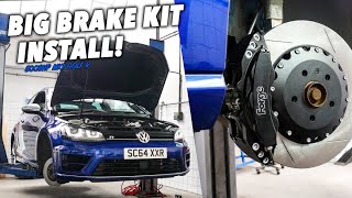 EPIC Big Brake Kit Installed On My 500BHP MK7 Golf R!