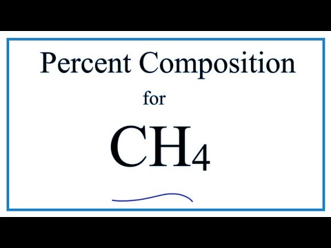 Video: Kokia yra elemento vandenilio procentinė sudėtis junginyje metanas ch4?
