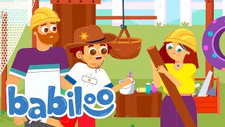 yankee doodle building treehouse daddy babiloo kidssongs