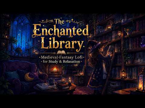 📚 The Enchanted Library | Medieval Fantasy Lofi for Study & Relaxation