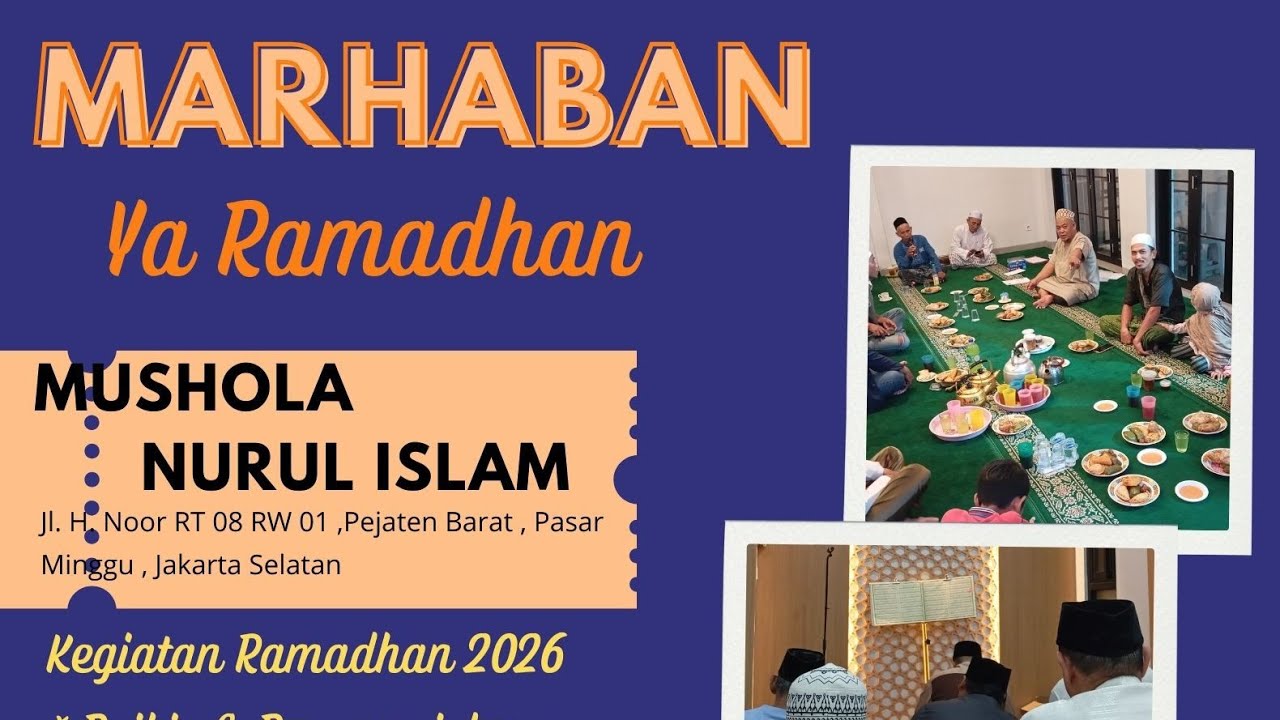 Mushola Nurul Islam sedang live sekarang! Hari Ramadhan ke 13