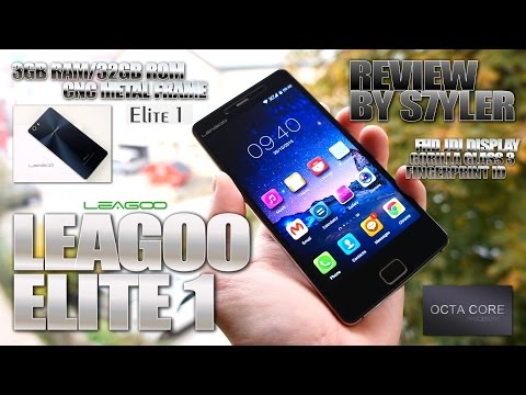 LEAGOO Elite 1 (Review) 5.0" JDI FHD, Front Fingerprint ID - Video by s7yler