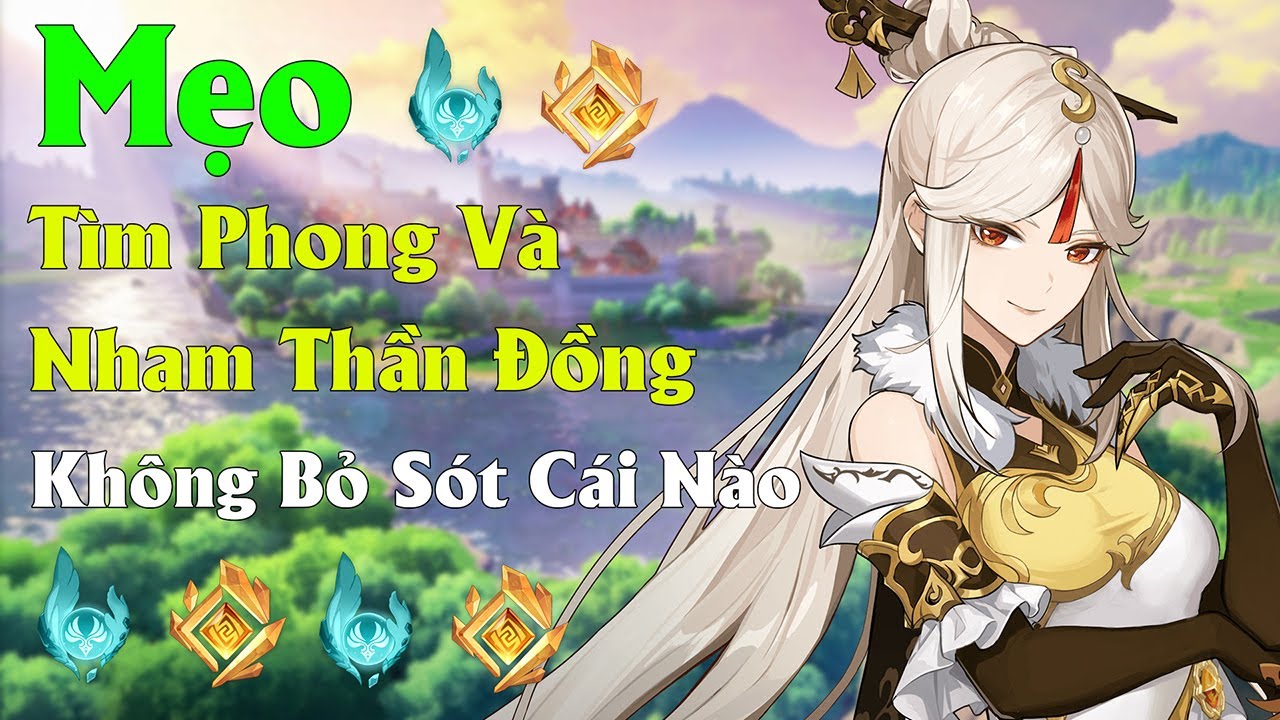Hướng Dẫn Tìm Được Mọi Phong Và Nham Thần Đồng  - Genshin Impact