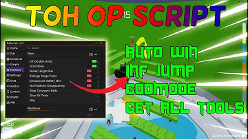 Tower Of Hell OP Script GUI, Godmode Get All Tools, Auto Win + More