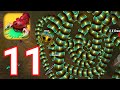 Insatiable io Snakes-(Gameplay 11)-Me Como A Todos Y Nueva Skin