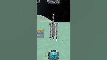 Landing on Minmus!! #shorts