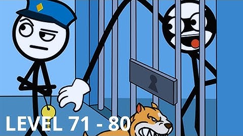 Thief Puzzle: To Pass A Level - Level 71 to 80 Solution - Thief Puzzle Game - Gameplay Walkthrough