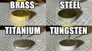 How Strong Is Tungsten? Waterjet Cutting Test