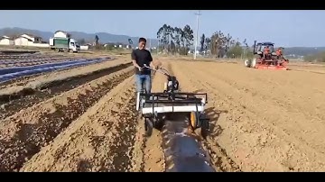 AW-M MULCH LAYER MACHINE VIDEO