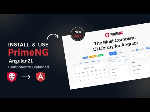 PrimeNG Installation in Angular 21 | Step by Step Hindi | Angular UI Library
