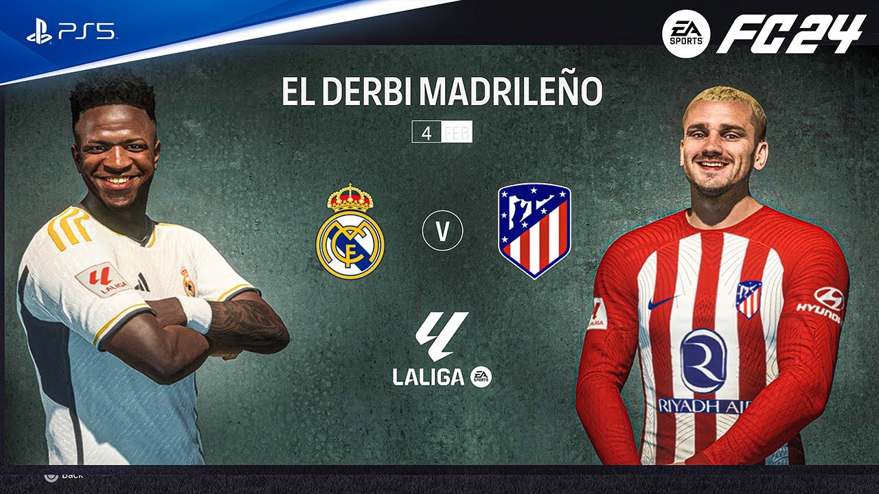 FC 24 - Real Madrid vs Atletico Madrid | La liga 23/24 Full Match | PS5 ...