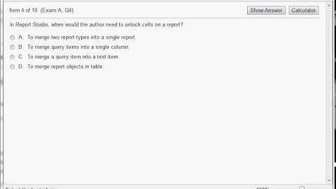 C2020-612 IBM Cognos 10 BI Author
