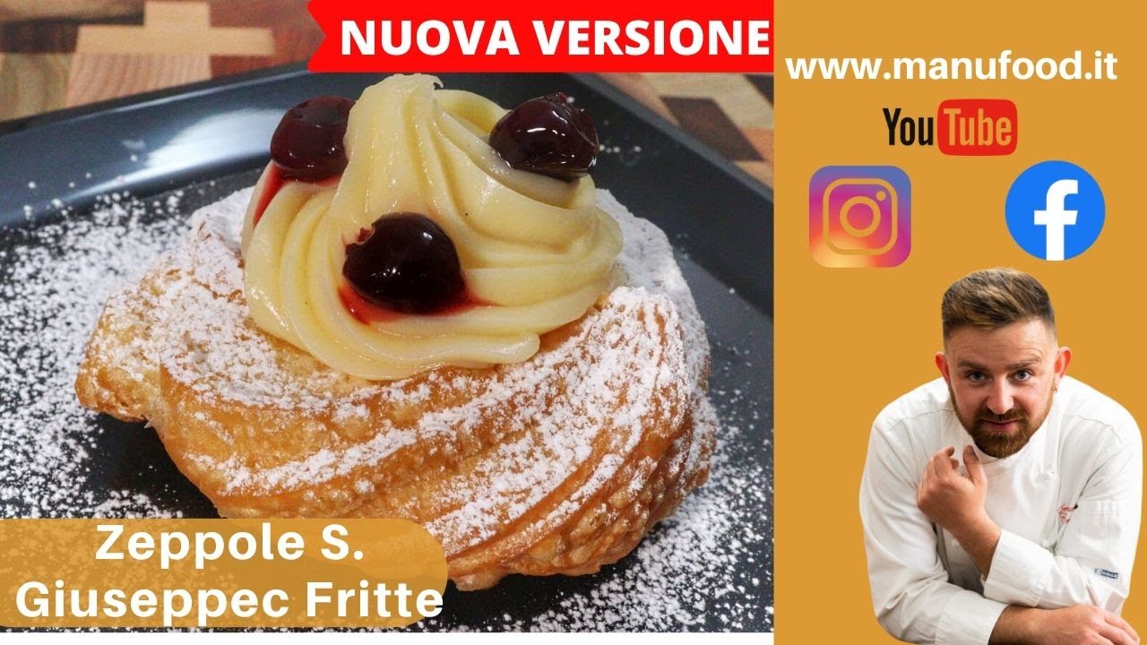 Zeppole di San Giuseppe Fritte -VERSIONE 2020 Tutti i Segreti: Fritte ma Asciutte
