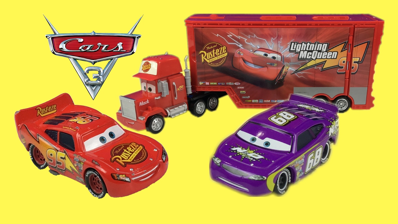 disney cars mack truck race track