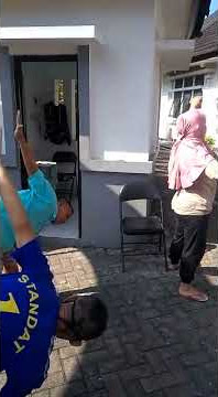 ODGJ senam pagi di halaman panti rehabsos among jiwo