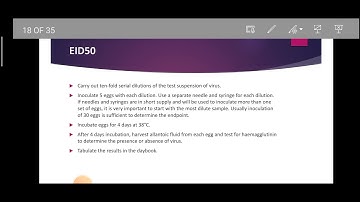 How to Calculate EID50