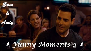 ~* Rookie Blue Sam and Andy - McSwarek - Funny Moments Part Two *~