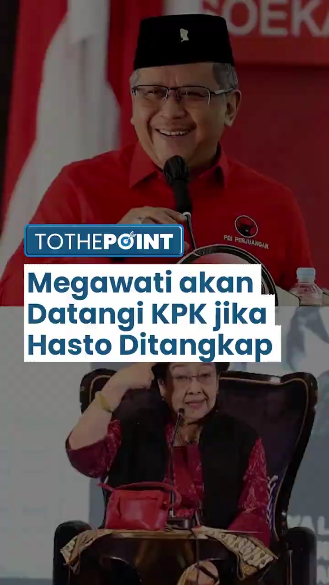 Megawati Akui akan Datangi KPK jika Hasto Ditangkap: Saya adalah Ketua Umum, Dia Sekjen Saya