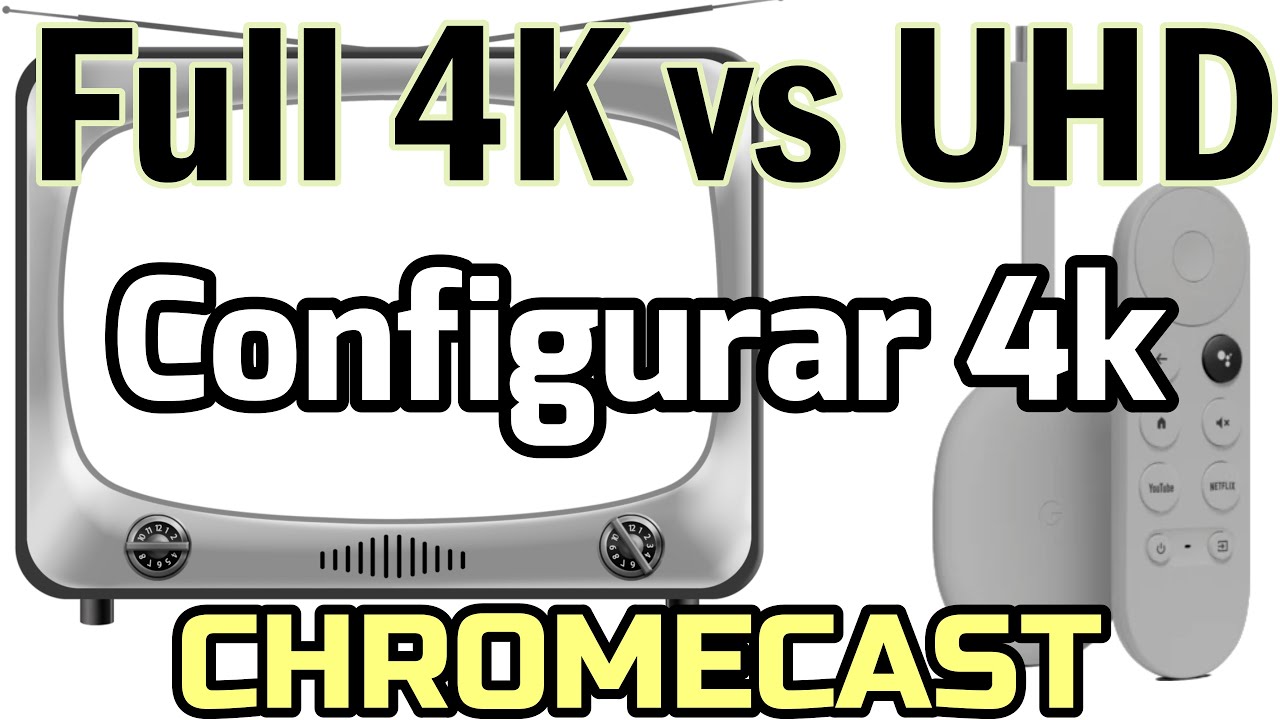 Cómo configurar 4k de Chromecast con Google TV Activar Full 4k SMPTE o