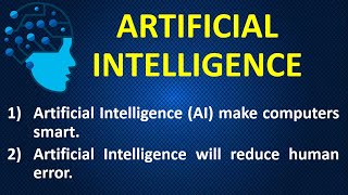 10 Lines on Artificial Intelligence | in English | Essay on Artificial Intelligence | About AI