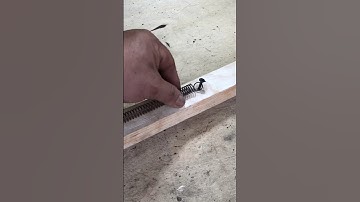 Handmade a simple trigger for wooden slingshot # wood working idea